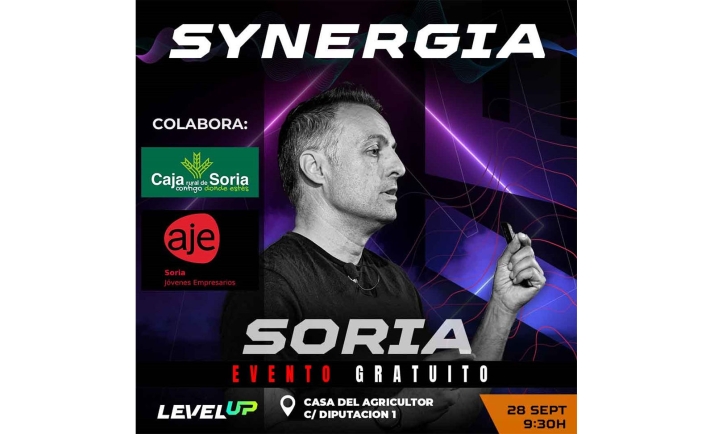 El 28 llega a Soria Synergia sobre la formación para el emprendimiento 