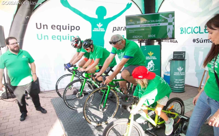 La fan zone de Caja Rural consigue 2.000 euros en Vinuesa