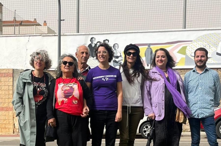 Un nuevo mural en Soria recuerda la importancia de la memoria histórica