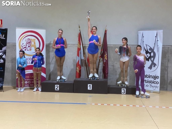 La joven patinadora Alejandra Jiménez, bronce en el nivel 4 del VII Trofeo Promesas de Burgos