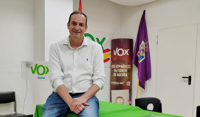 Mariano Olalla Corces, nuevo presidente de Vox en Soria