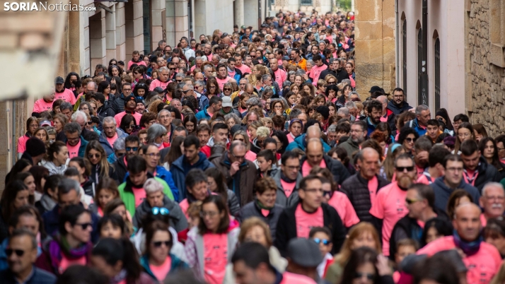 GALERÍA | Miles de voces reclaman en Soria mayor investigación contra el cáncer