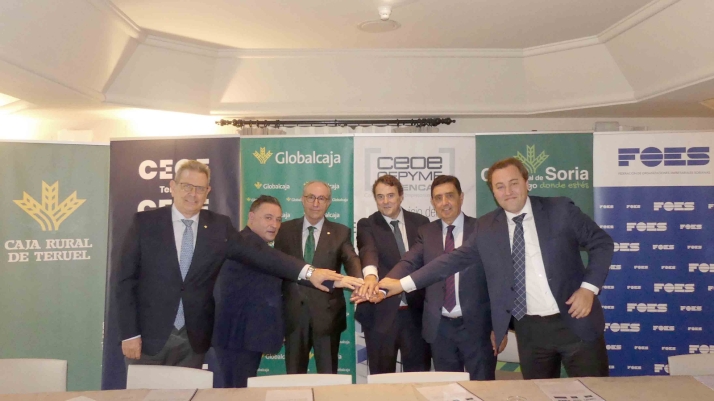 FOES, la red SSPA y las organizaciones empresariales de Cuenca y Teruel mantienen su alianza en la lucha contra la despoblación