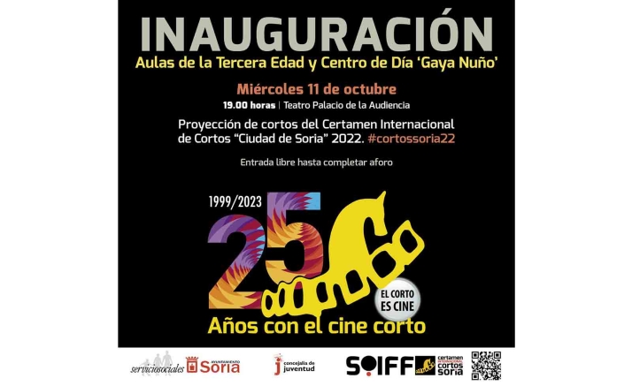 Las Aulas de la Tercera Edad abren el curso con una proyección de los Cortos 2022