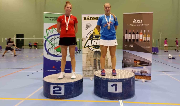 Notable actuación del bádminton soriano en Aranda