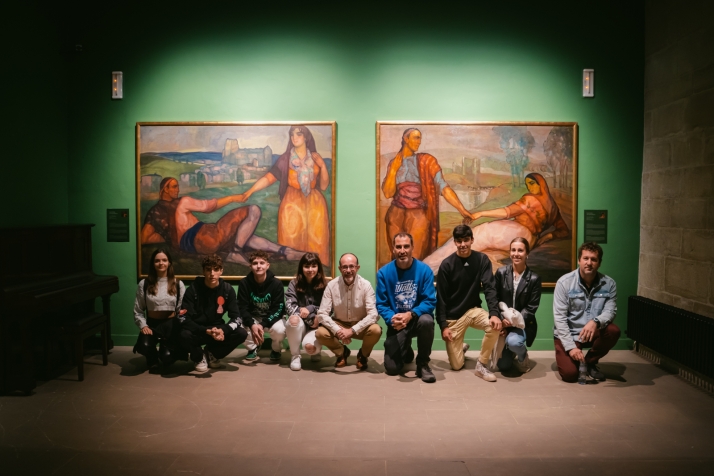 Alumnos del IES Machado presentan en Estella el Proyecto Vozmediano