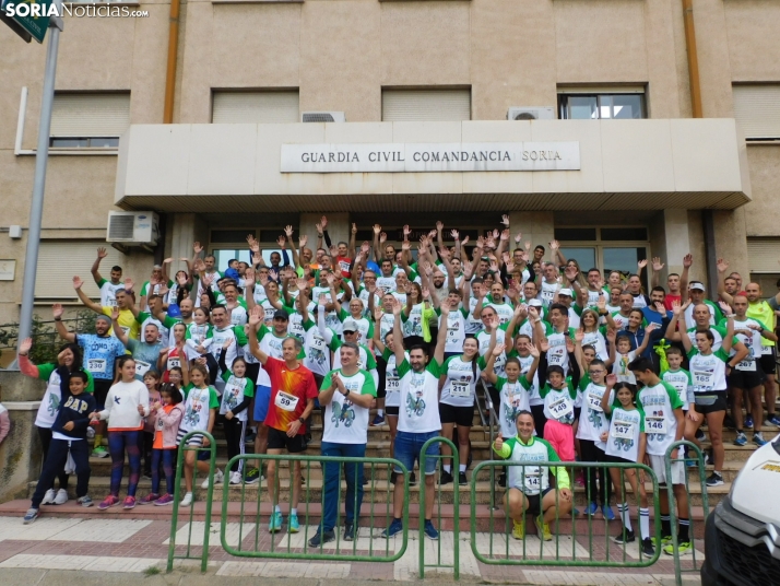 EN FOTOS | Cientos de camisetas verdes recorren Soria durante la XII Carrera Verde Pilar
