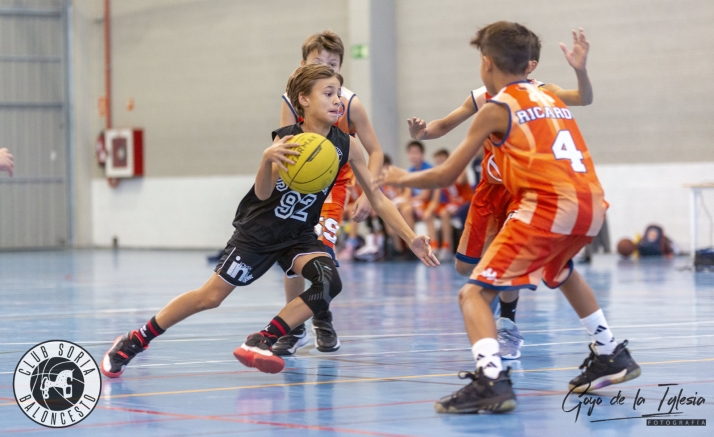 Cal y arena para los alevines del Club Soria Baloncesto