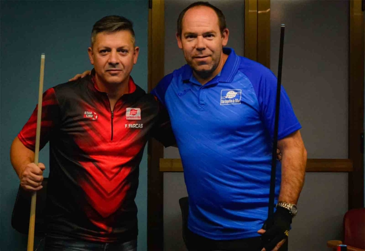 Los billaristas Farcas y Pardo, a Navarra para el Open Santuario