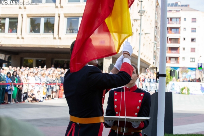 Soria celebra el Día de la Hispanidad con máximas cercanas a los 30 grados