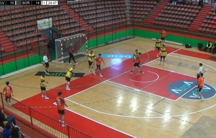 Quinta victoria consecutiva del Balonmano Soria para consolidarse como líder invicto