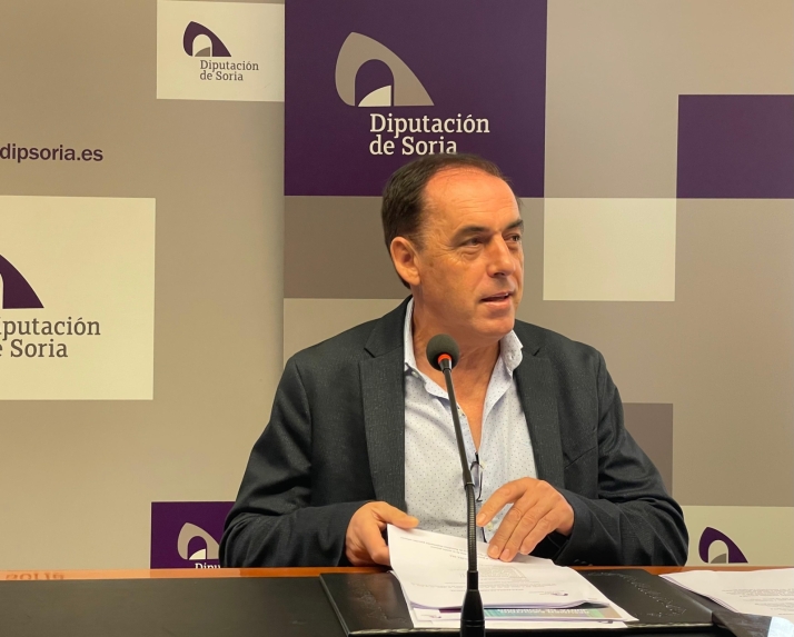 Benito Serrano durante la rueda de prensa.