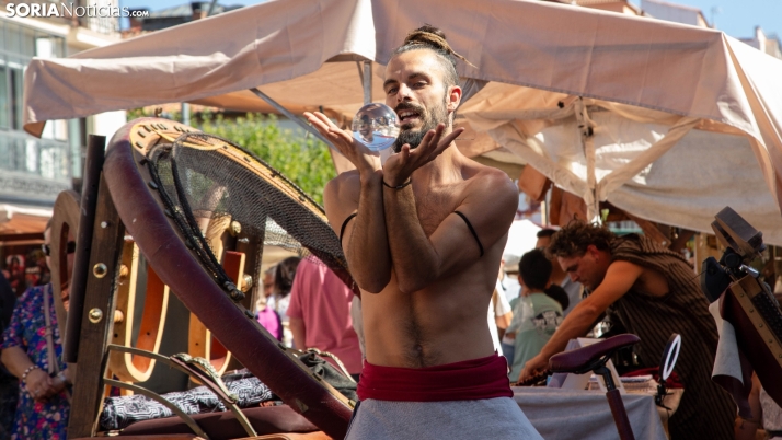 En imágenes: Soria regresa al medievo con su mercado tradicional