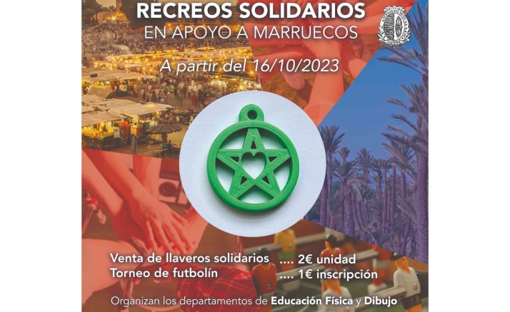 El IES Machado abre sus recreos solidarios con Marruecos