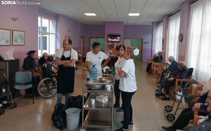 Migas extremeñas en la residencia de San Pedro Manrique