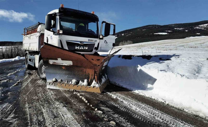 Este invierno la nieve no será un problema en la zona noroeste de Soria