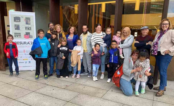 La chiquillería de Tierras Altas presenta su cine en Pamplona