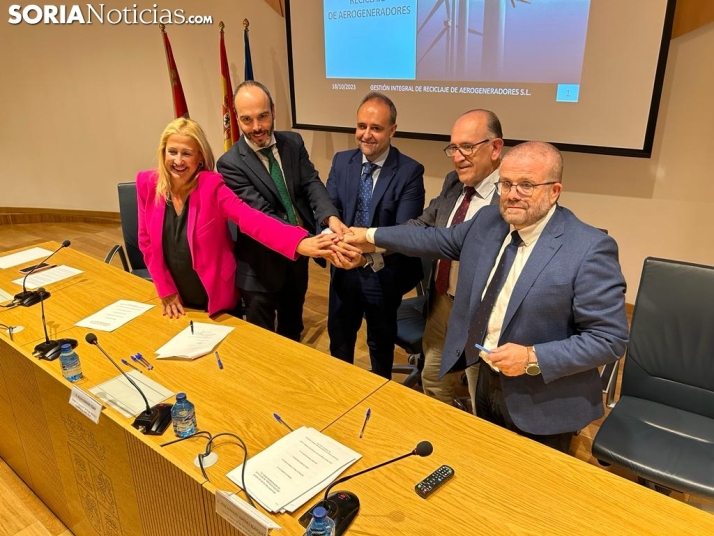 Una compañía de reciclaje se instalará en el PEMA y en Almazán para revolucionar el sector eólico de Castilla y León