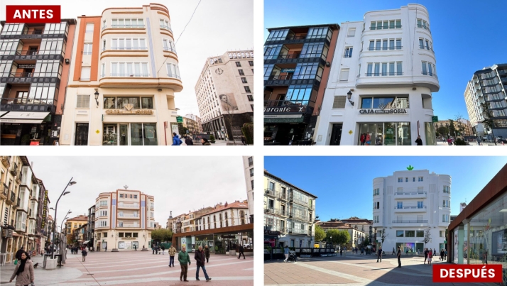 Importante lavado de cara para uno de los edificios más visibles de Soria