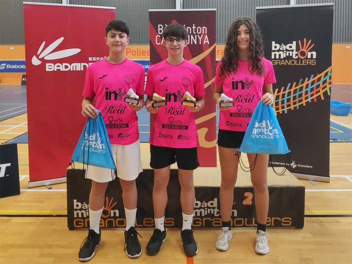 El Valonsadero Bádminton, adelante en Granollers