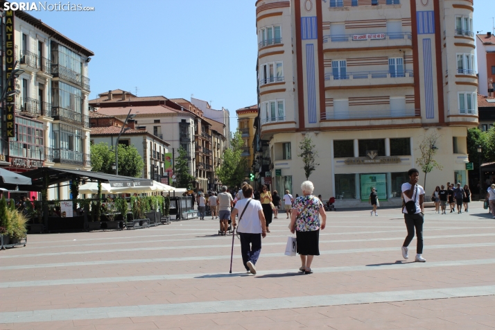 Sábado veraniego en pleno mes de octubre en Soria