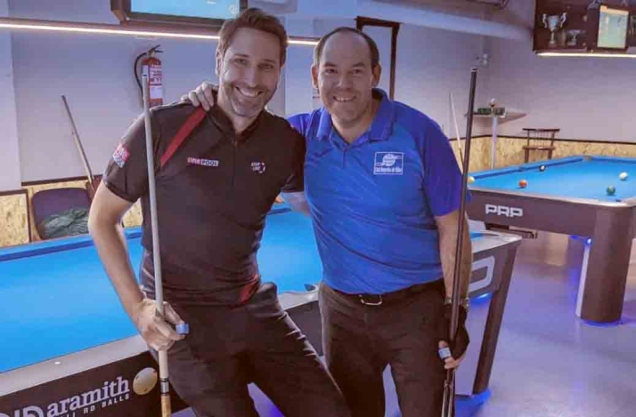 El billarista Javier del Santo vence en la segunda prueba de AJAPOOL