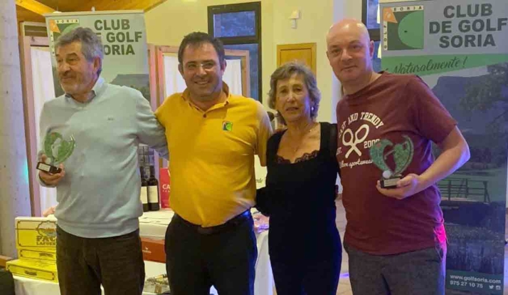 Manuel Angulo y Juan Carlos Ramos, ganadores del Torneo Aniversario Club de Golf Soria