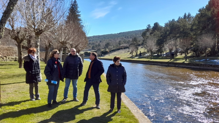 La CHD reitera su colaboración con Salduero para actuar en el cauce del Duero ante las frecuentes inundaciones