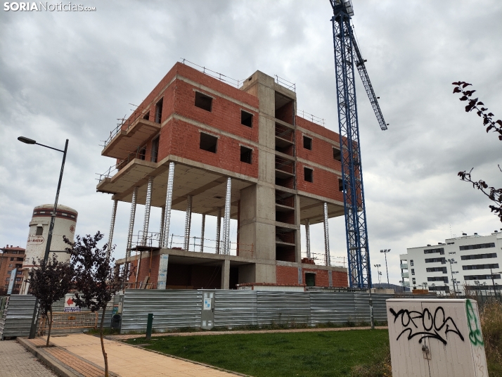 El ‘edificio volador’ de Soria por el que muchos preguntan: Esta es la explicación y estos los detalles