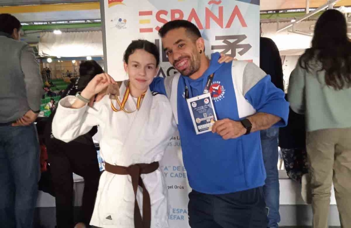 Bronce para la judoka soriana Leonor Blázquez en Barbastro