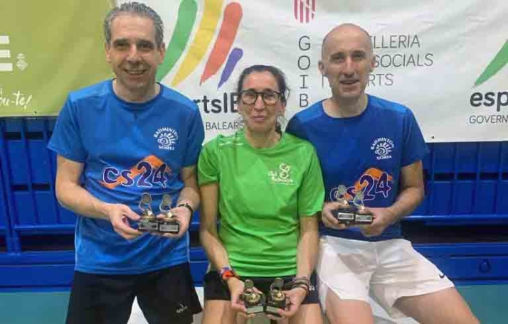 Excelente participación en el Internacional Senior para el bádminton soriano