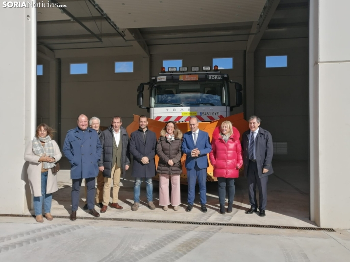 Ágreda inaugura su nuevo parque de maquinaria con dos quitanieves