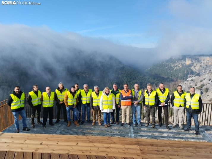 Una perspectiva única y compañeros de altos vuelos: El Cañón del río Lobos estrenará mirador esta primavera