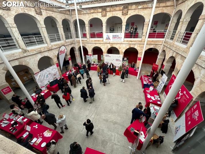 Las empresas sorianas se reúnen en El Burgo para ofertar 180 puestos de trabajo: cocineros, conductores o veterinarios