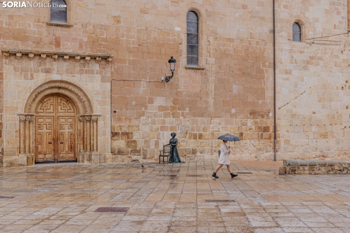 Lluvia para toda la jornada en Soria