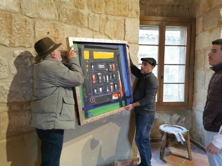 20 artistas sorianos exponen en una muestra colectiva en Monteagudo de las Vicarías