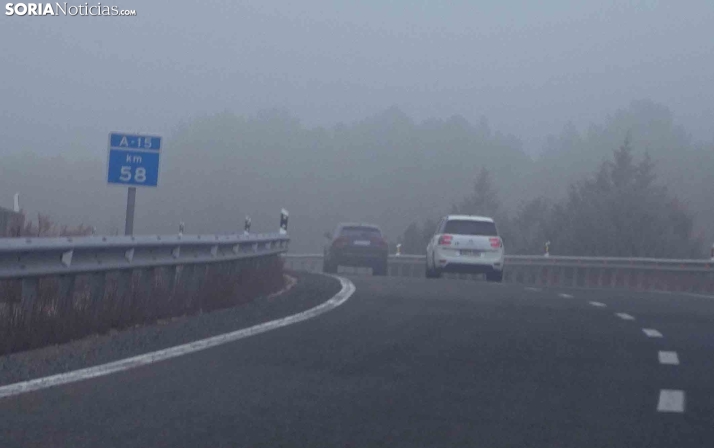 La niebla persistirá durante este lunes en la meseta soriana