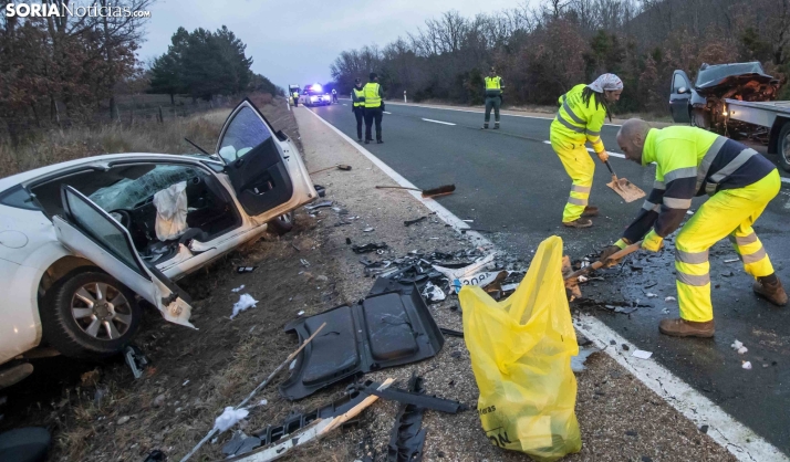 4 muertos en 24 horas trágicas en las carreteras sorianas