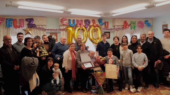 Aurora Cervero, cien años de amor por su familia y por Soria