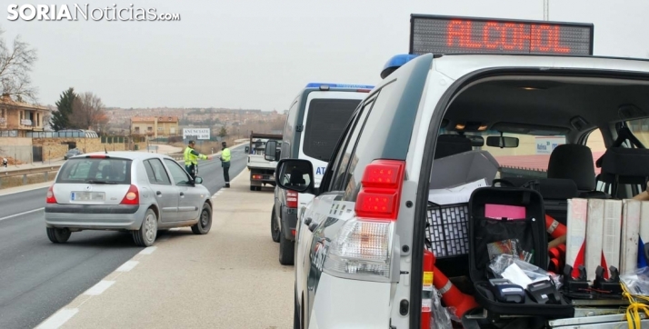 Esta semana, campaña especial de control de la DGT para prevenir el consumo de alcohol y drogas en Castilla y León
