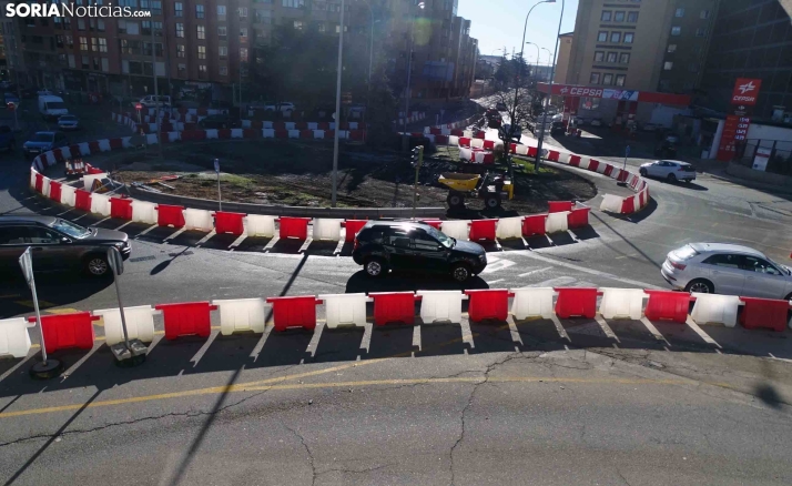 Un frío paseo por tres obras en Soria