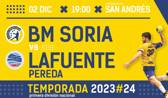 Así ha sido el BM Soria vs Lafuente Perada