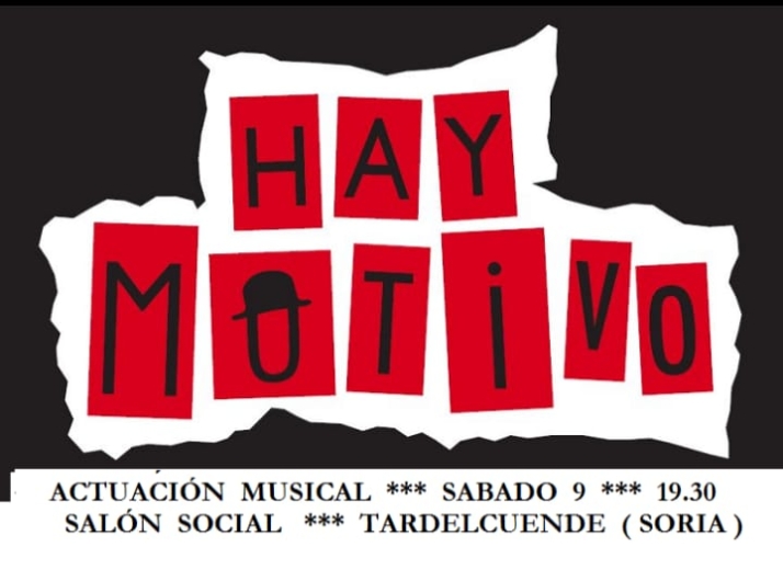 Este sábado, Hay motivo en Tardelcuende