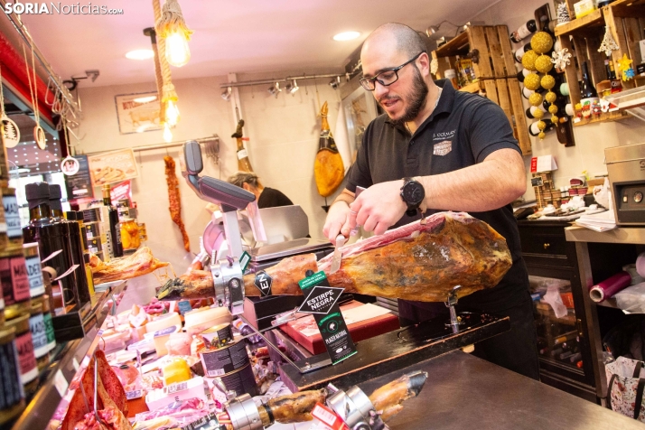 ¿Qué compran a última hora los sorianos para Nochevieja? Solomillo, boletus o uvas