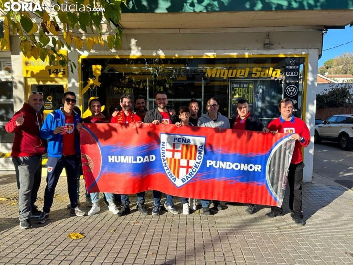 La peña Numantina en Barcelona celebra su comida de Navidad 
