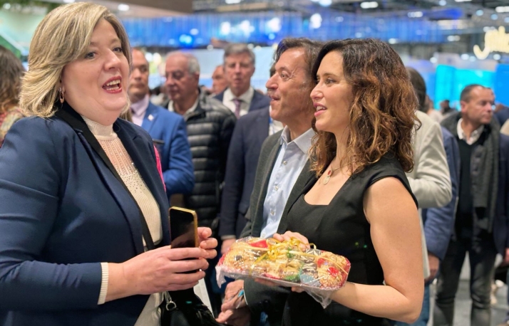 El restaurante Saminhaan de Monteagudo cautiva a Díaz Ayuso en FITUR