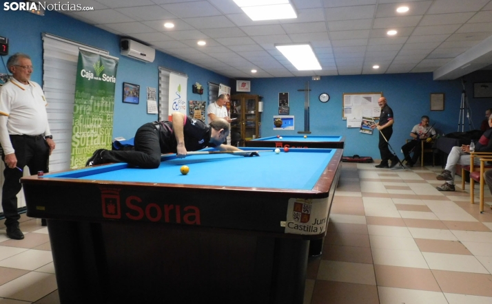 El Amistad Numancia de billar gana y suma 3 puntos de oro