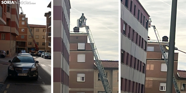 Bomberos interviene en la calle Gonzalo de Berceo