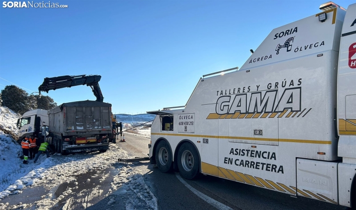Así están las carreteras en la provincia de Soria