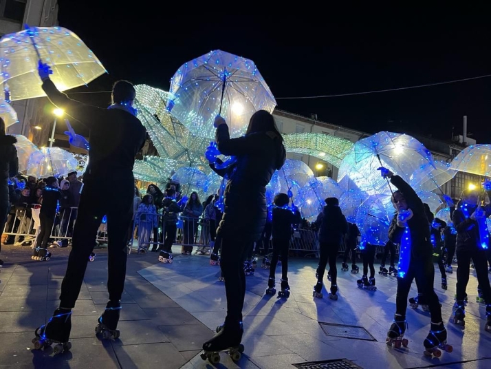 Fotos: El Club Patín Soria volvió a iluminar la Cabalgata de Reyes de la capital